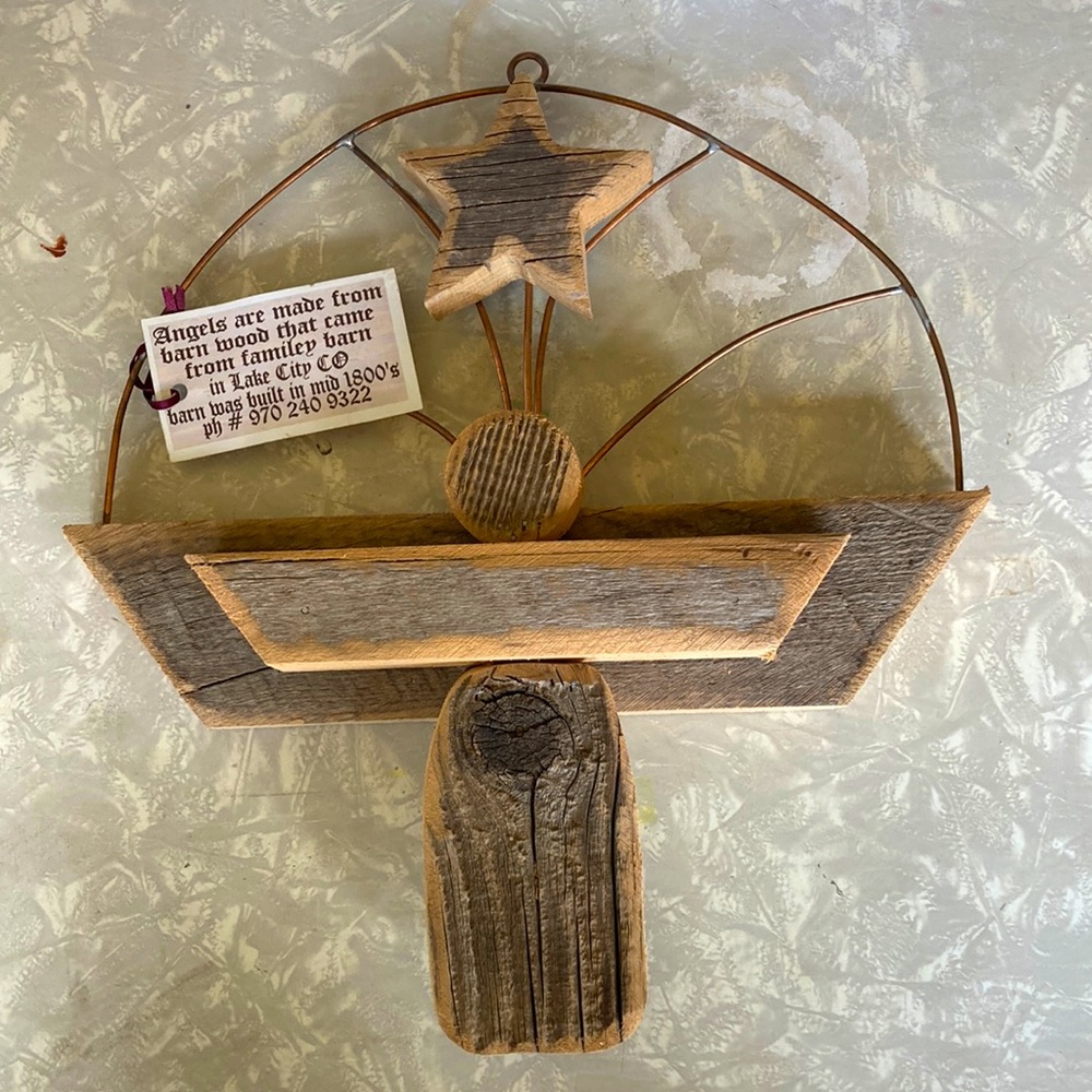 Barn Wood Angel